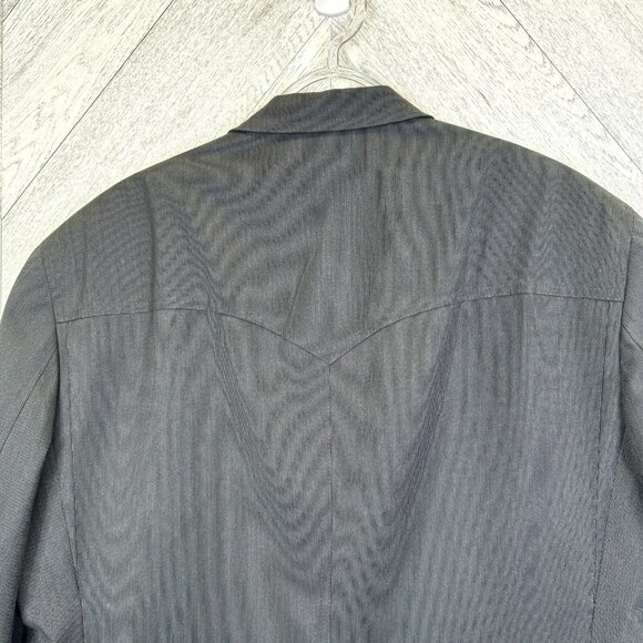 Vintage Dallas Pantofino Blazer Jacket Mens Size 42R Western Sport Coat Gray - Picture 4 of 10